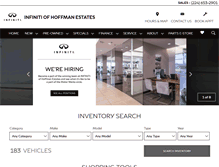 Tablet Screenshot of infinitihoffman.com